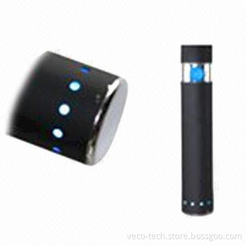 E-cigarette Rechargeable Battery for eGo, with 650mAh apacity and 5pcs LED show power capacity left